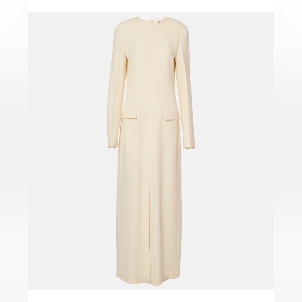 Pocket Crepe Maxi Dress